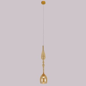 Подвесной светодиодный светильник Crystal Lux Lux SP1 C Amber