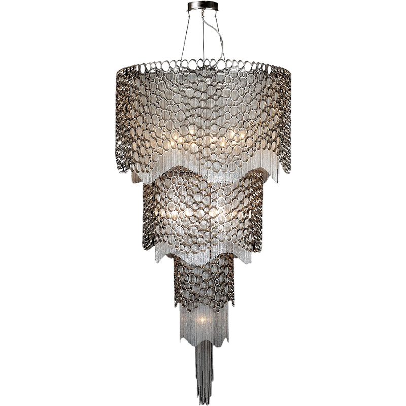 Люстра Crystal Lux Hauberk SP-PL12+8+4 Никель