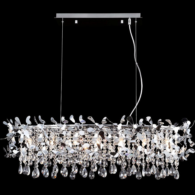 Люстра Crystal Lux Romeo SP8 Chrome L1000 Прозрачная Хром