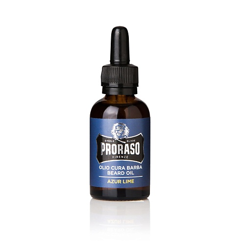 Уход за бородой PRORASO Масло для бороды AZUR LIME