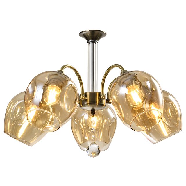 люстра Powerlight Joy 1-010100 5 х Е27 х 60 Вт бронза