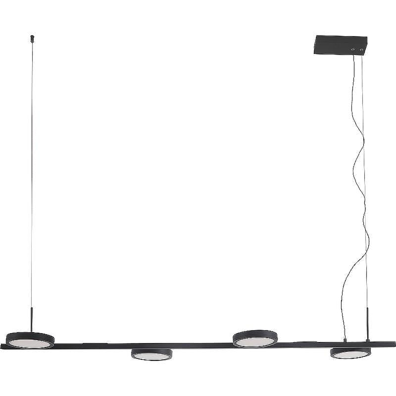 Подвесной светильник Crystal Lux CLT 027C4 L1000 BL Черный