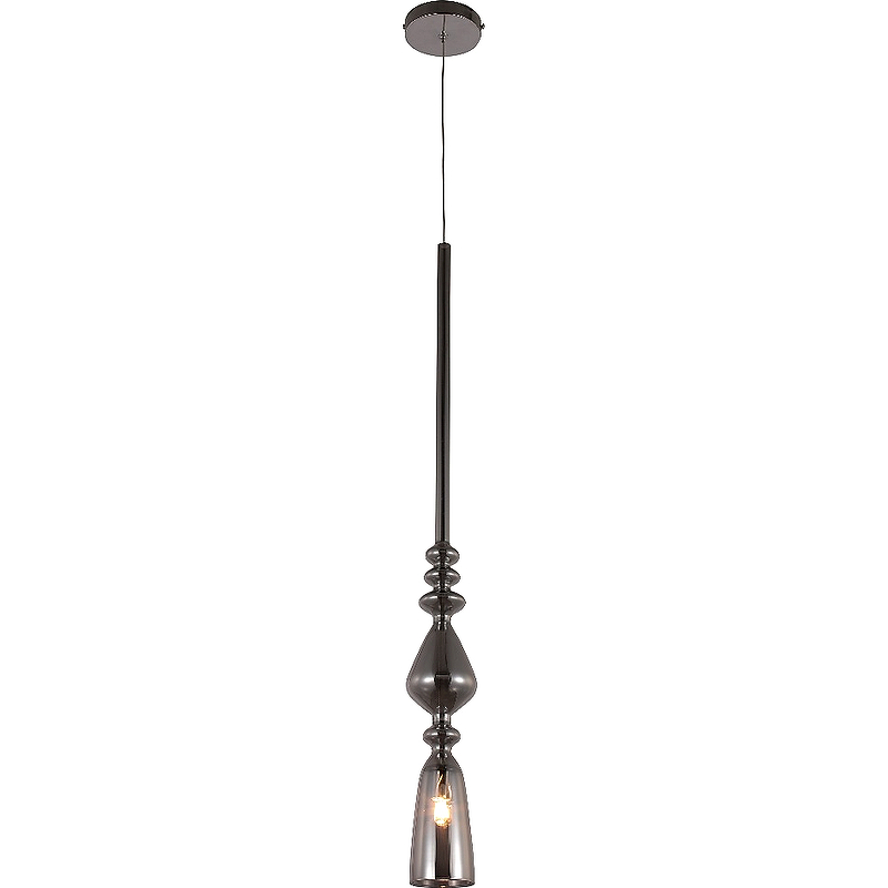 Подвесной светильник Crystal Lux Lux new SP1 B Smoke Дымчатый Хром