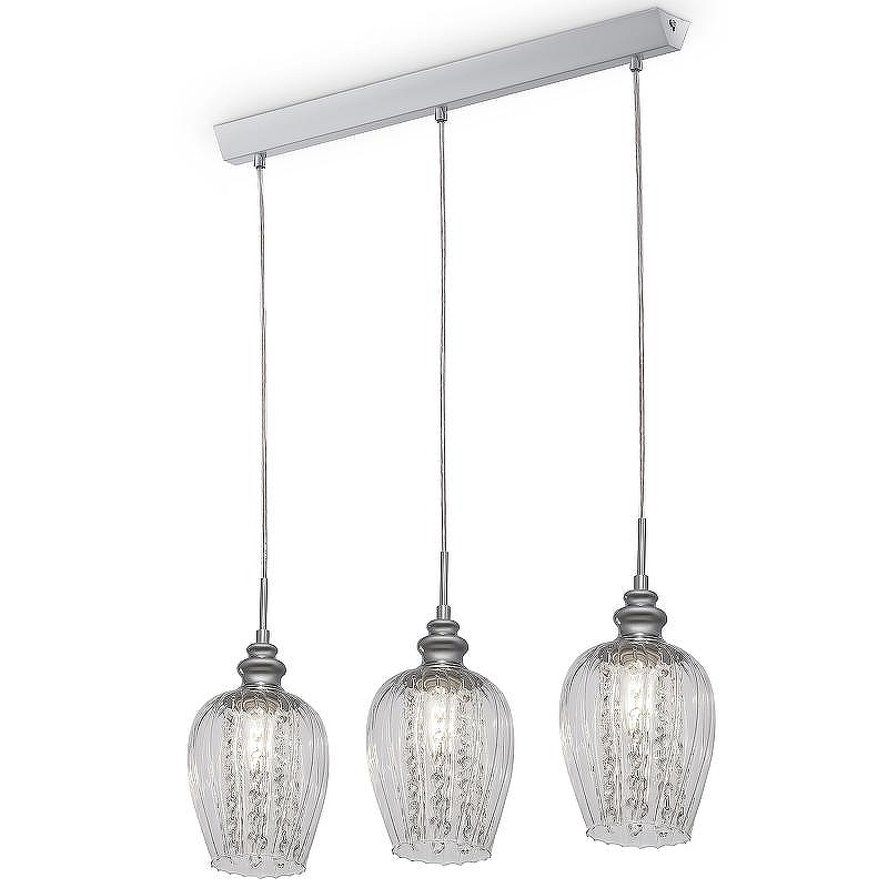 Подвесной светильник Maytoni Pendant Blues MOD044-PL-03-N Прозрачный Никель