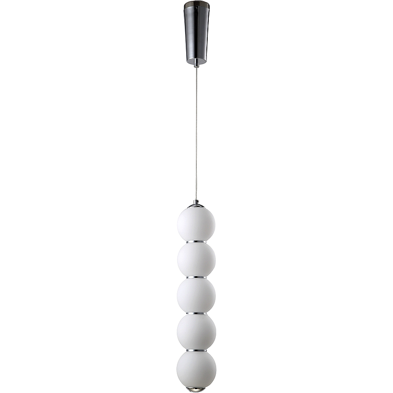 Потолочный светильник Crystal Lux Desi SP5 Chrome White Белый Хром