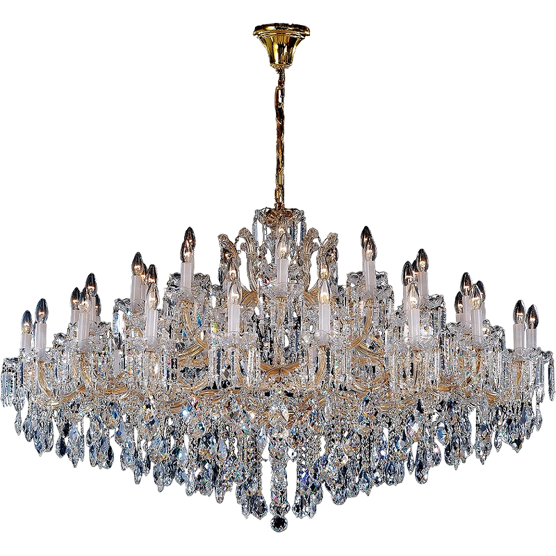 Люстра Crystal Lux Tesoro SP50 Прозрачный Золото