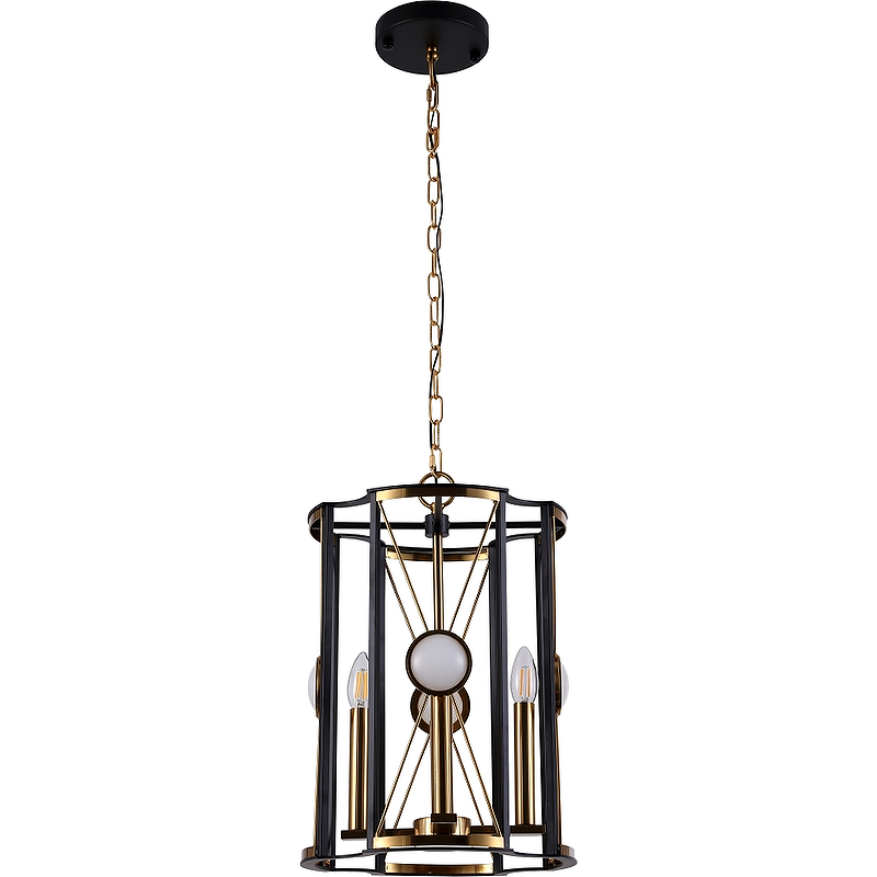 Подвесной светильник Crystal Lux Tandem SP4 D410 Gold цвет Черный, Золото