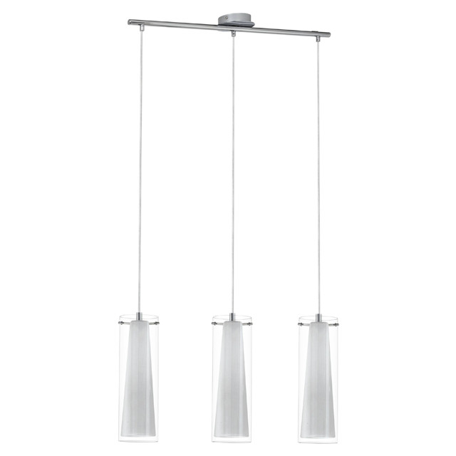 светильник подвесной EGLO Pinto 3x60Вт E27 стекло, металл