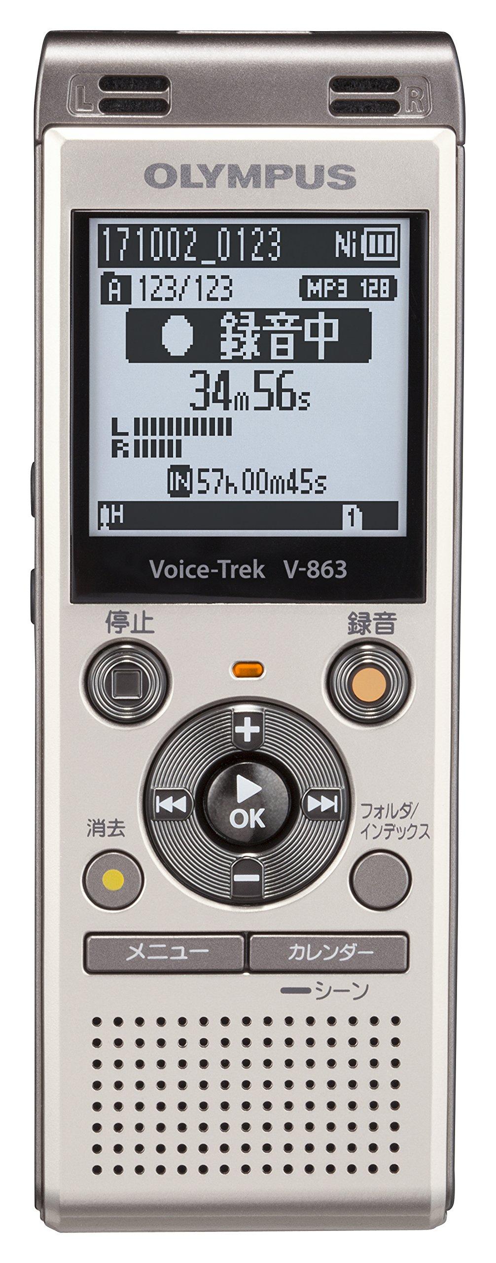 Диктофон OLYMPUS IC цвета шампанского GLD Voice-Trek V-863 V-863