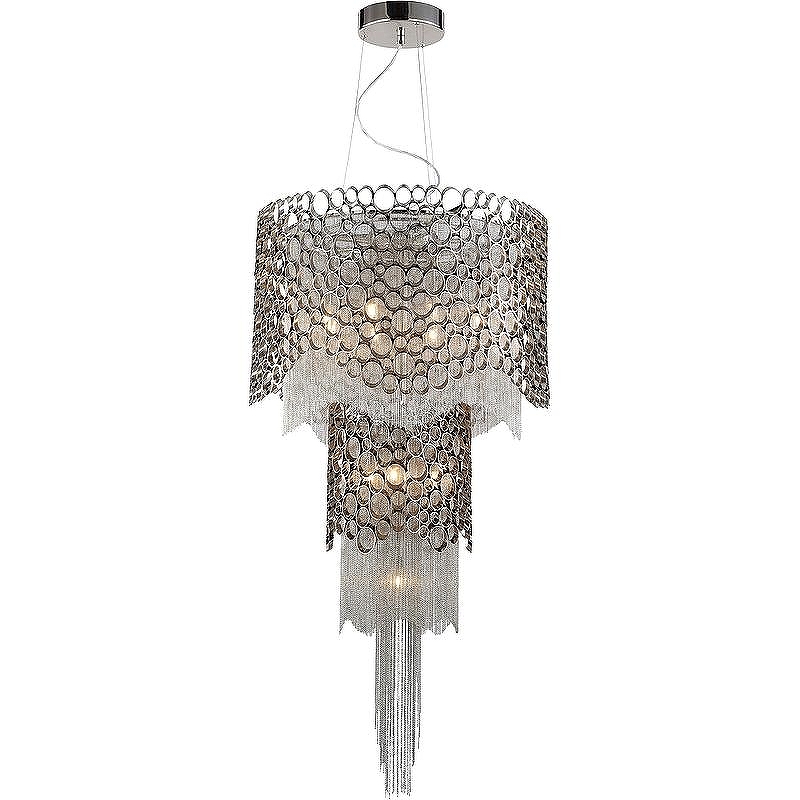 Люстра Crystal Lux Hauberk SP-PL8+4 Никель
