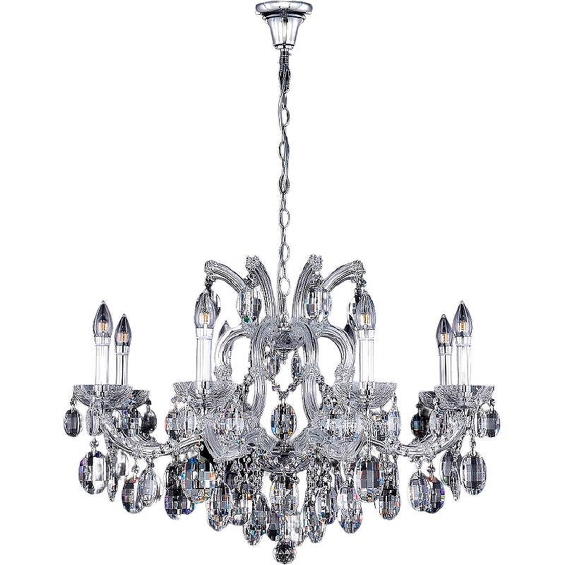 Люстра Crystal Lux Hollywood SP8 Chrome Прозрачная Хром
