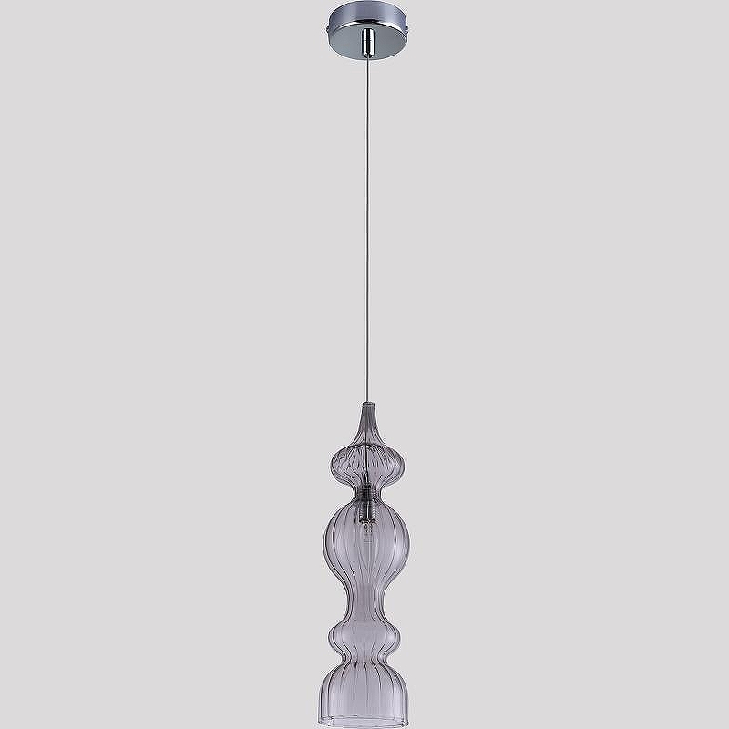 Подвесной светильник Crystal Lux Iris SP1 A Smoke Дымчатый Хром