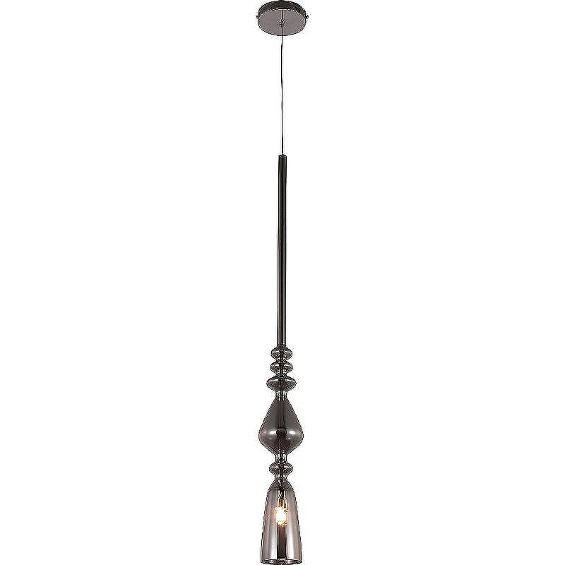 Подвесной светильник Crystal Lux Lux new SP1 B Smoke Дымчатый Хром