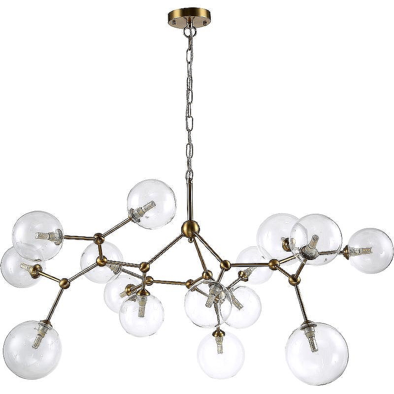 Подвесной светильник Crystal Lux Maximo SP15 Bronze Прозрачный Бронза