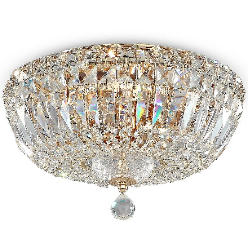 Люстра Maytoni Royal Classic Basfor DIA100-CL-03-G цвет плафона/подвески Прозрачный, цвет арматуры Золото