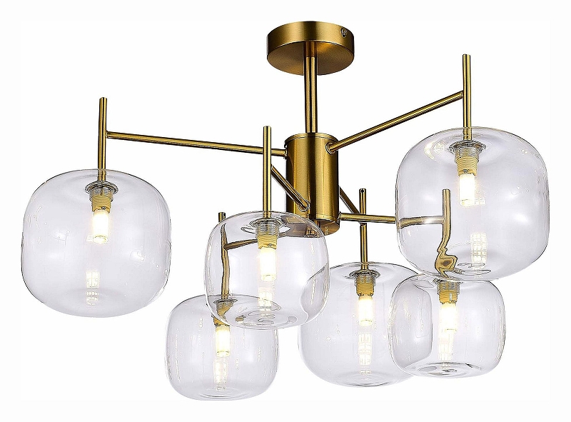 Люстра на штанге ST-Luce Finn SL1049.302.06 цвет латунь