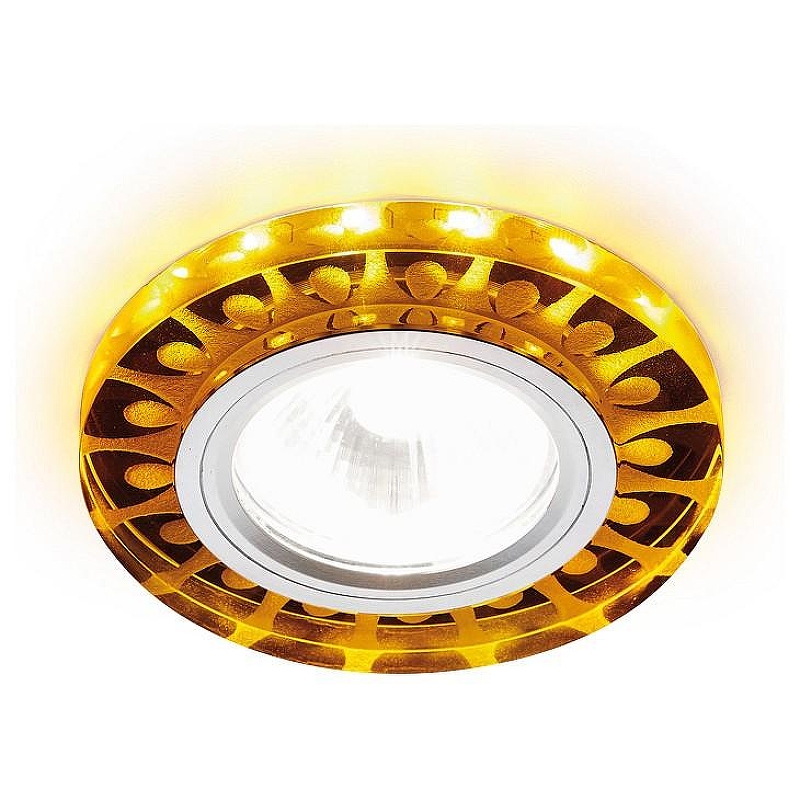 Встраиваемый светильник Ambrella Light S S219 WH/CH/YL цвет хром