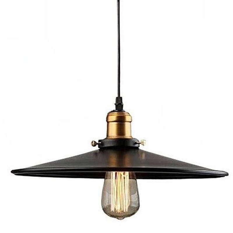 Подвесной светильник TopDecor Arni Arni S1 12 цвет плафона/подвески Черный, цвет арматуры Латунь, Черный