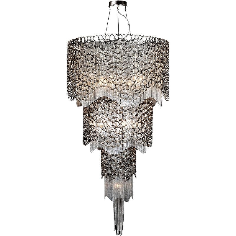 Люстра Crystal Lux Hauberk SP-PL12+8+4 Никель