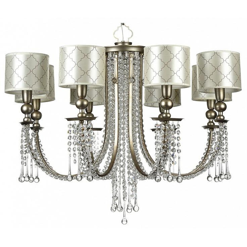 Люстра Maytoni B1ence H018-PL-08-NG цвет плафона/подвески Белый, Прозрачный, цвет арматуры Золото
