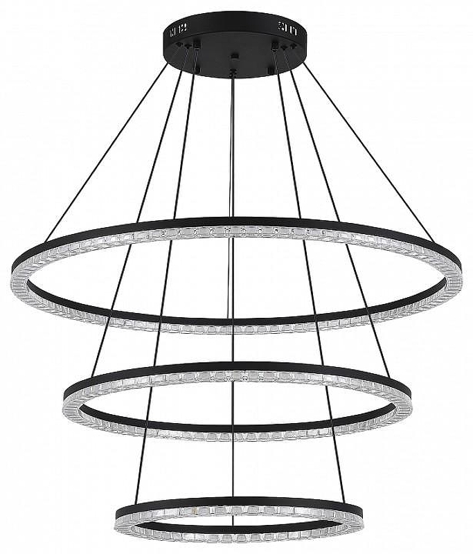 Подвесной светильник ST-Luce EUCL1D1CS SL1018.403.03 цвет плафона/подвески Прозрачный, Хром, цвет арматуры Черный