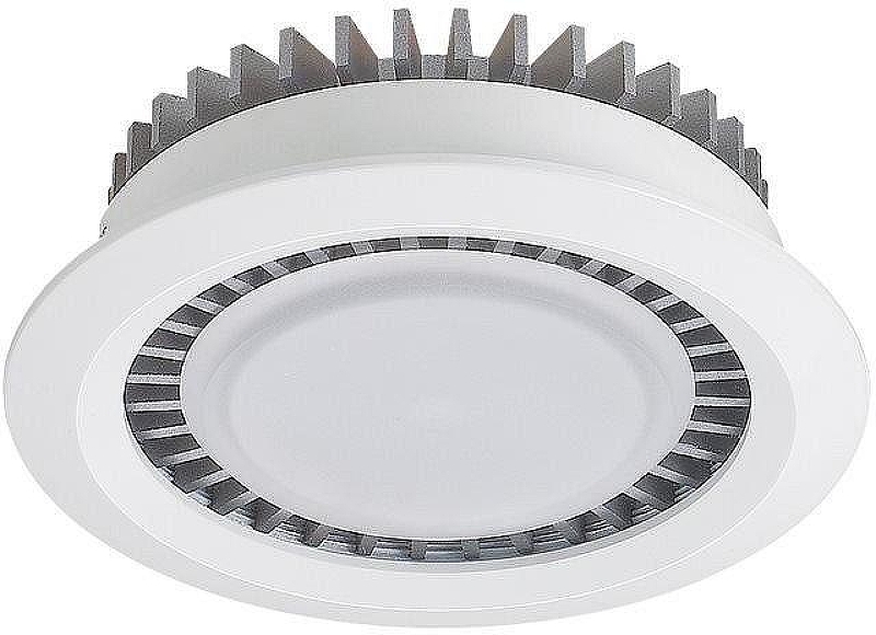 Встраиваемый светильник Lucia Tucci Lucia Tucci TURBO 142.1-10W-WT/GR цвет плафона/подвески Светло-серый, цвет арматуры Белый, Серый