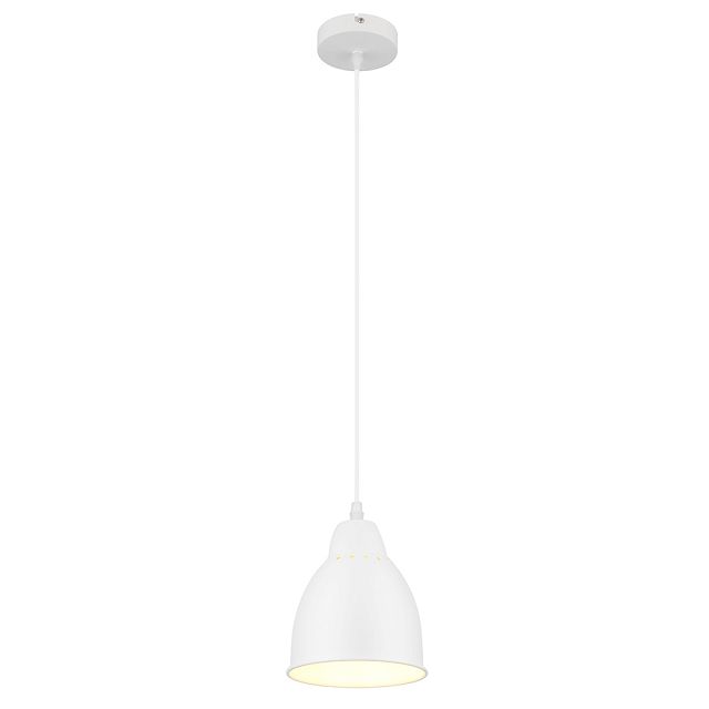 светильник подвесной ARTE LAMP Брассио E27 1х60Вт металл белый