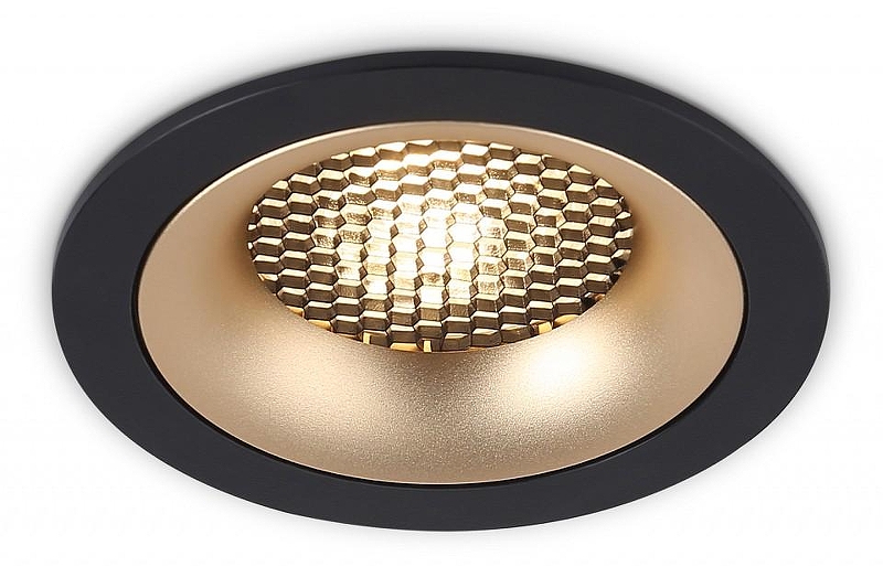 Встраиваемый светильник Ambrella Light TECHNO SPOT TN102725 цвет Золото, Черный