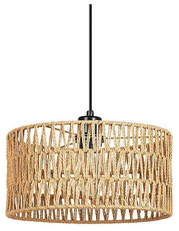 Подвесной светильник Artelamp BRUSHWOOD A7088SP-1BK цвет плафона/подвески Коричневый, цвет арматуры Черный