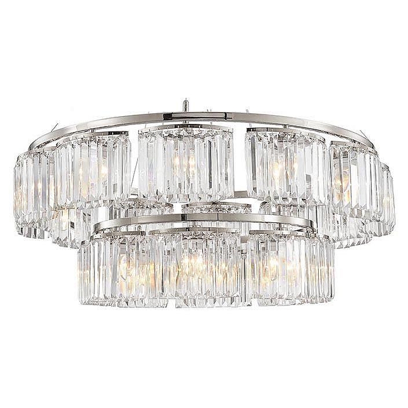Подвесной светильник Newport 4350 4358+12/S chrome цвет плафона/подвески Прозрачный, цвет арматуры Хром