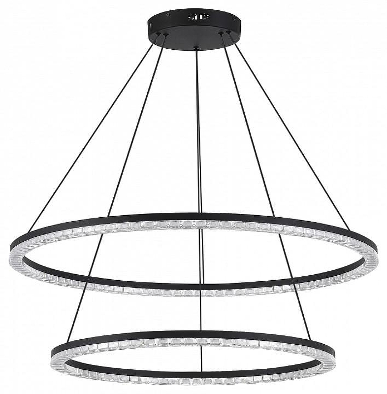 Подвесной светильник ST-Luce EUCL1D1CS SL1018.403.02 цвет плафона/подвески Прозрачный, Хром, цвет арматуры Черный
