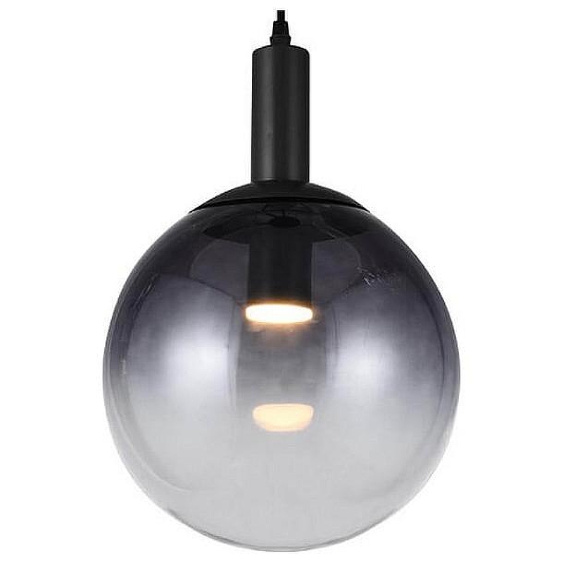 Подвесной светильник TopLight Gwendolyn TL1217H-01BL цвет плафона/подвески Дымчатый, цвет арматуры Черный