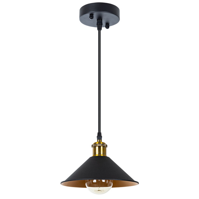 светильник подвесной ARTE LAMP Каппелло E27 1х60Вт металл черный