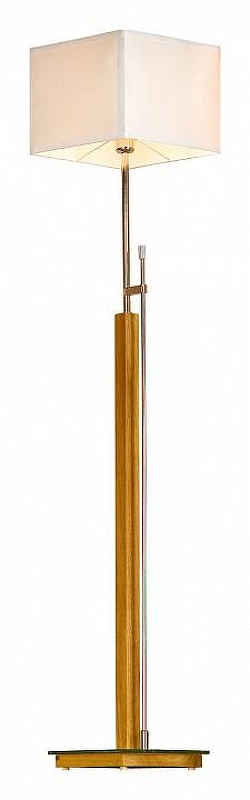 Торшер Lussole Montone LSF-2505-01 цвет плафона/подвески Белый, цвет арматуры Коричневый, Хром