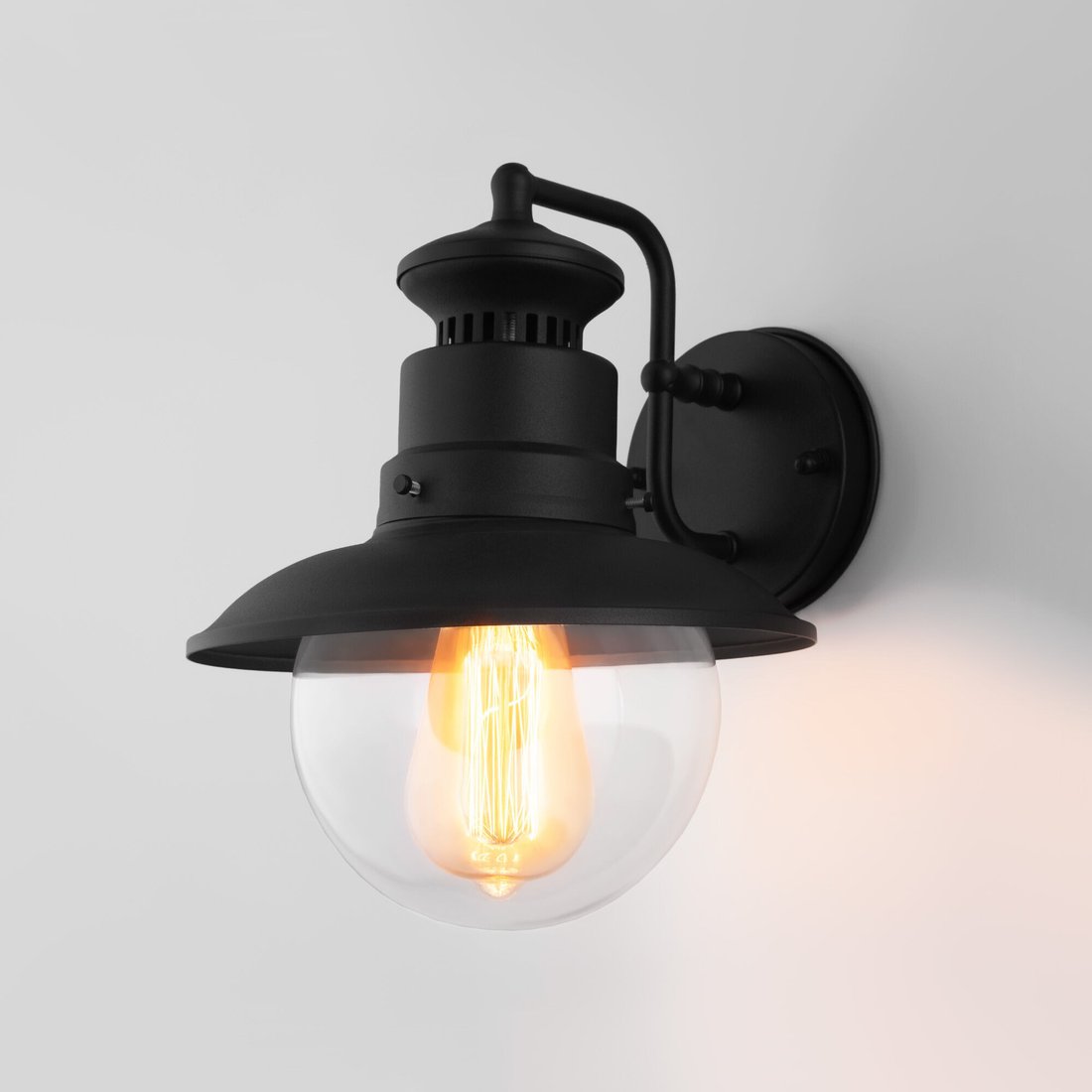 Уличный настенный светильник Elektrostandard Talli GL 3002D (черный)