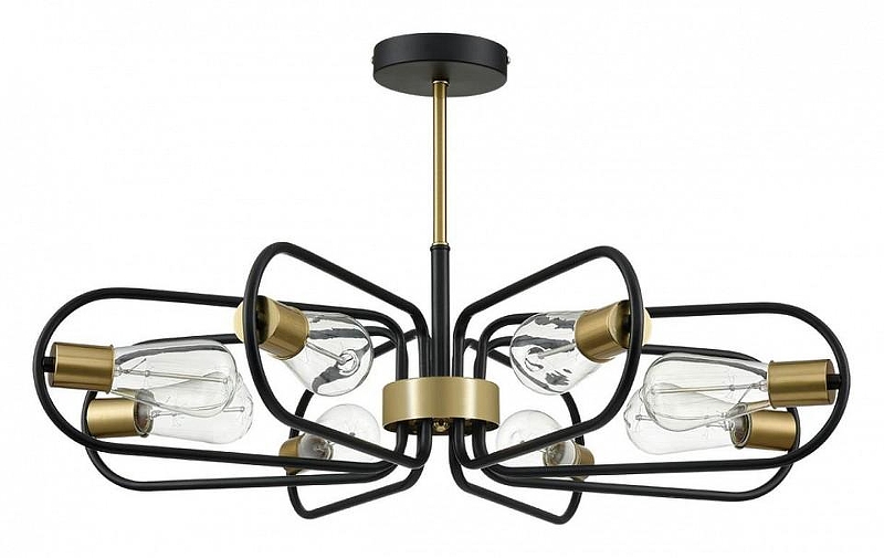 Люстра на штанге Lumion Comfi 8058/8C цвет арматуры Черный