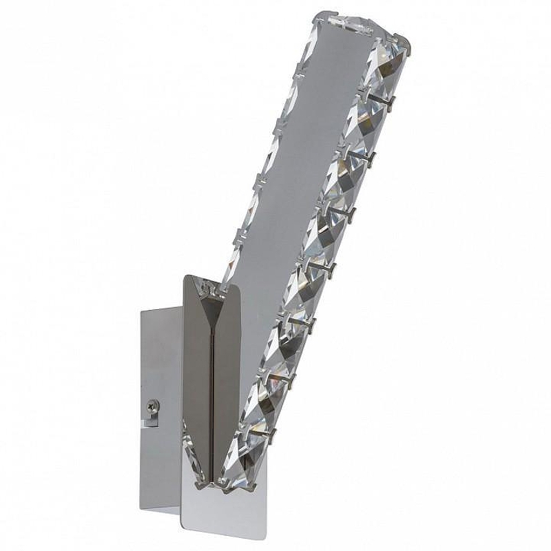 Бра MW-Light Гослар 3 498021101 цвет плафона/подвески Прозрачный, Хром, цвет арматуры Хром