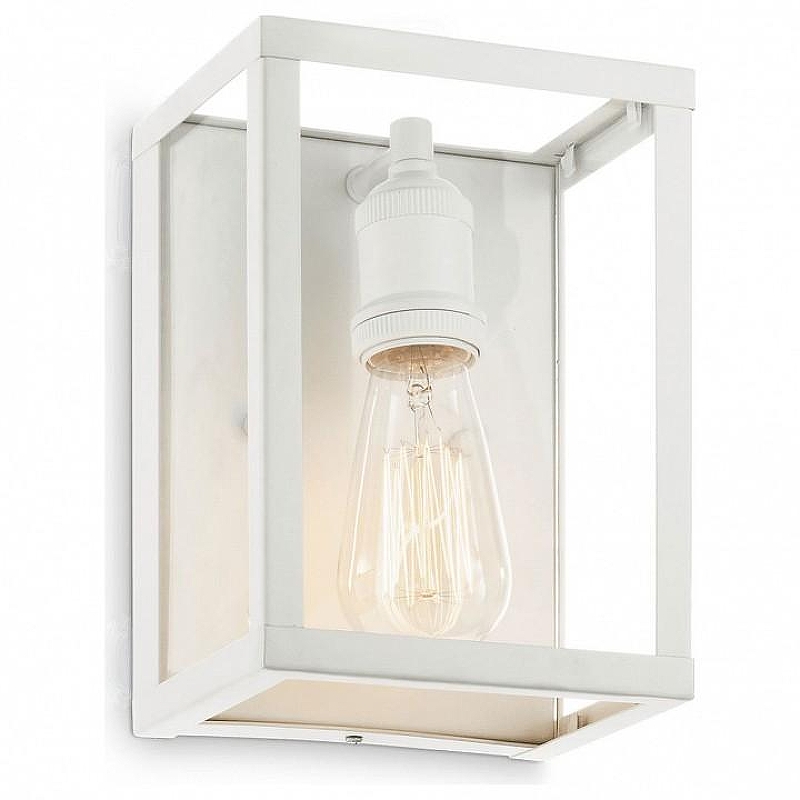Накладной светильник Ideal Lux Igor IGOR AP1 BIANCO цвет плафона/подвески Прозрачный, цвет арматуры Белый