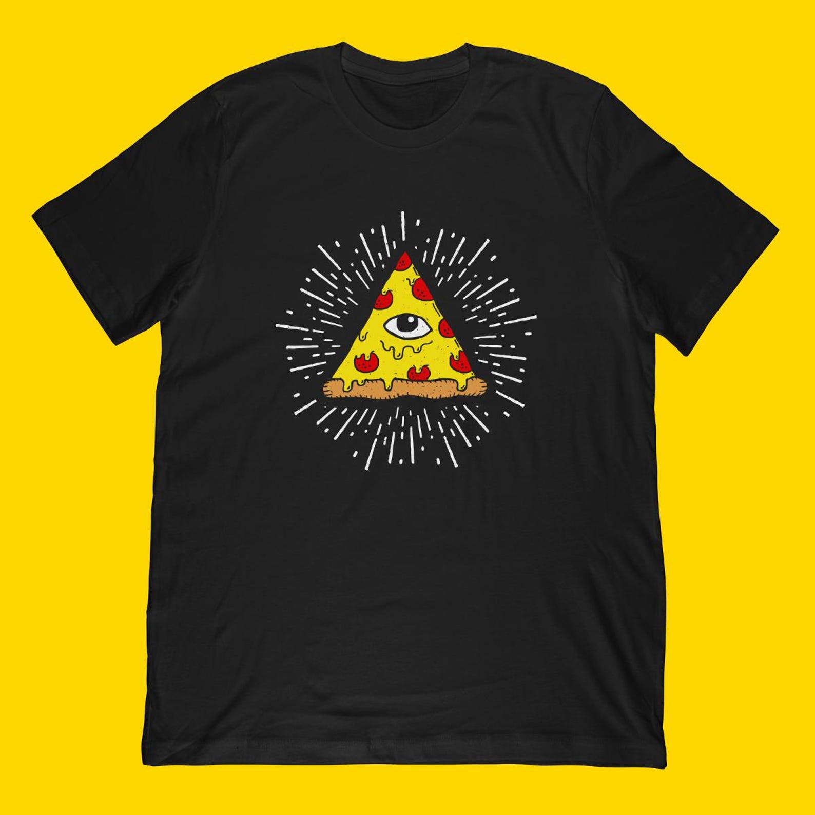 Pizza Illuminati T-Shirt 4XL