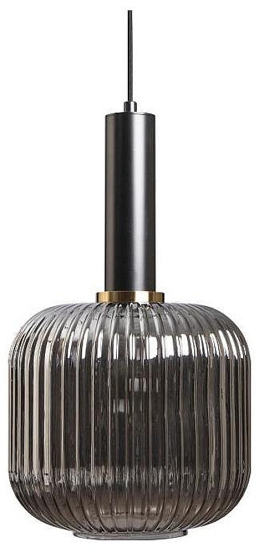 Подвесной светильник Loft it 1r1s 2070-B+BL цвет плафона/подвески Светло-серый, цвет арматуры Латунь, Черный