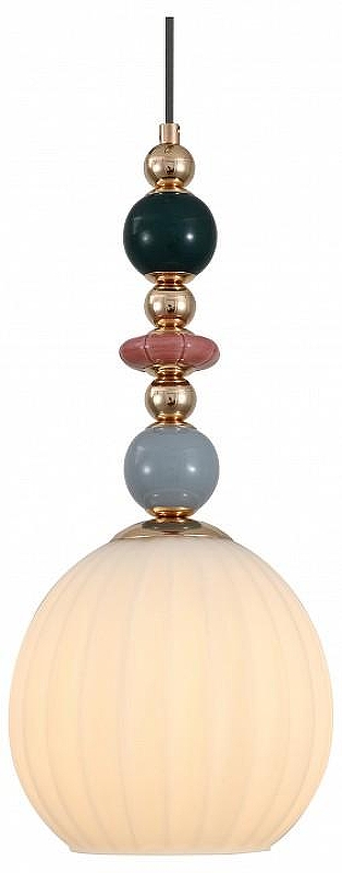 Подвесной светильник Moderli Charm V10902-P цвет плафона/подвески Белый, цвет арматуры Голубой, Золото, Зеленый