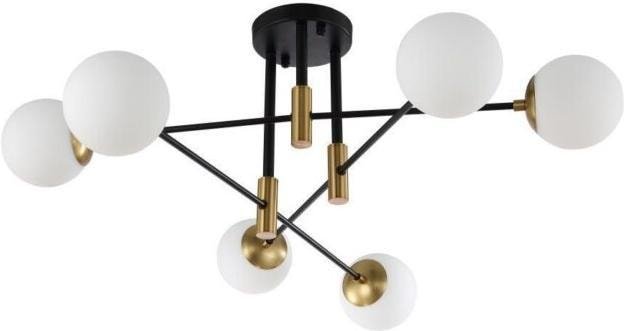 Припотолочная люстра Crystal Lux FIDEL PL6 BLACK