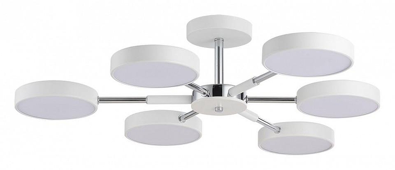 Люстра на штанге Lumion Mika 5659/99CL цвет плафона/подвески Белый, цвет арматуры Белый, Хром