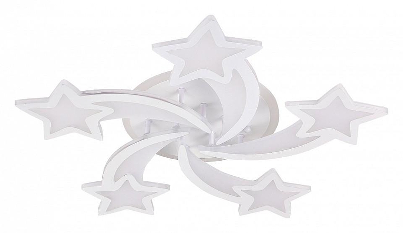 Люстра Natali Kovaltseva Star LED LAMPS 81145 цвет плафона/подвески Белый, цвет арматуры Белый