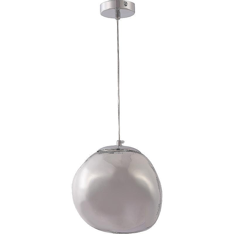 Подвесной светильник Crystal Lux Malaga SP1 D200 Chrome цвет плафона/подвески Серый, Хром, цвет арматуры Хром