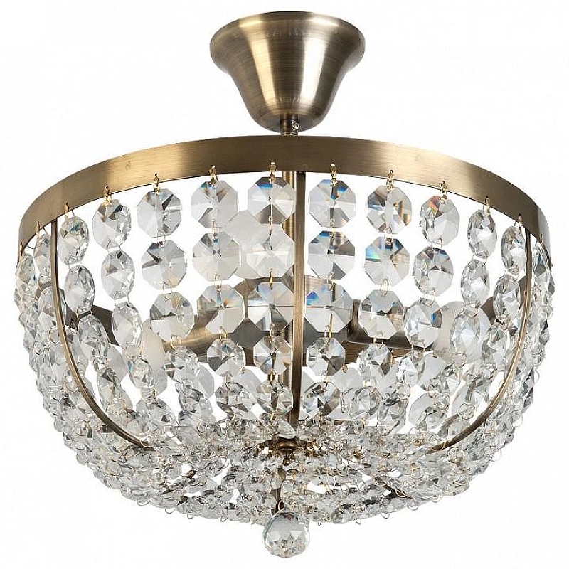 Светильник на штанге TopLight Mary TL1510X-03AB цвет плафона/подвески Прозрачный, цвет арматуры Бронза