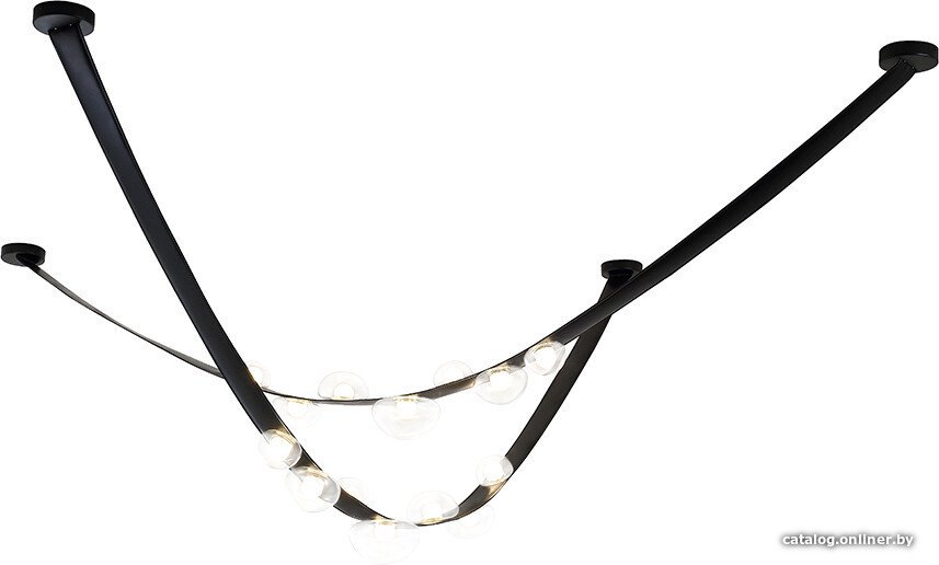 Подвесная люстра Crystal Lux BOSQUE SP7 L3000 BLACK