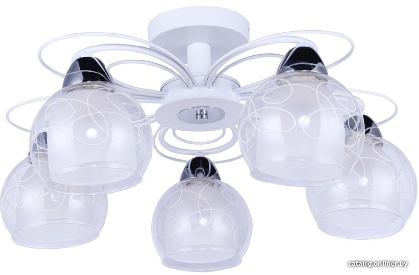 Припотолочная люстра Arte Lamp Sansa A7585PL-5WH